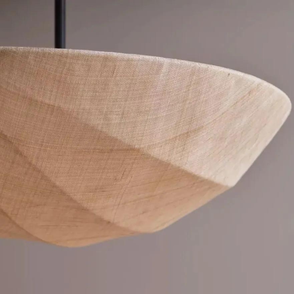 The Wabi-Sabi Canvas Linen Pendant Lamp D783