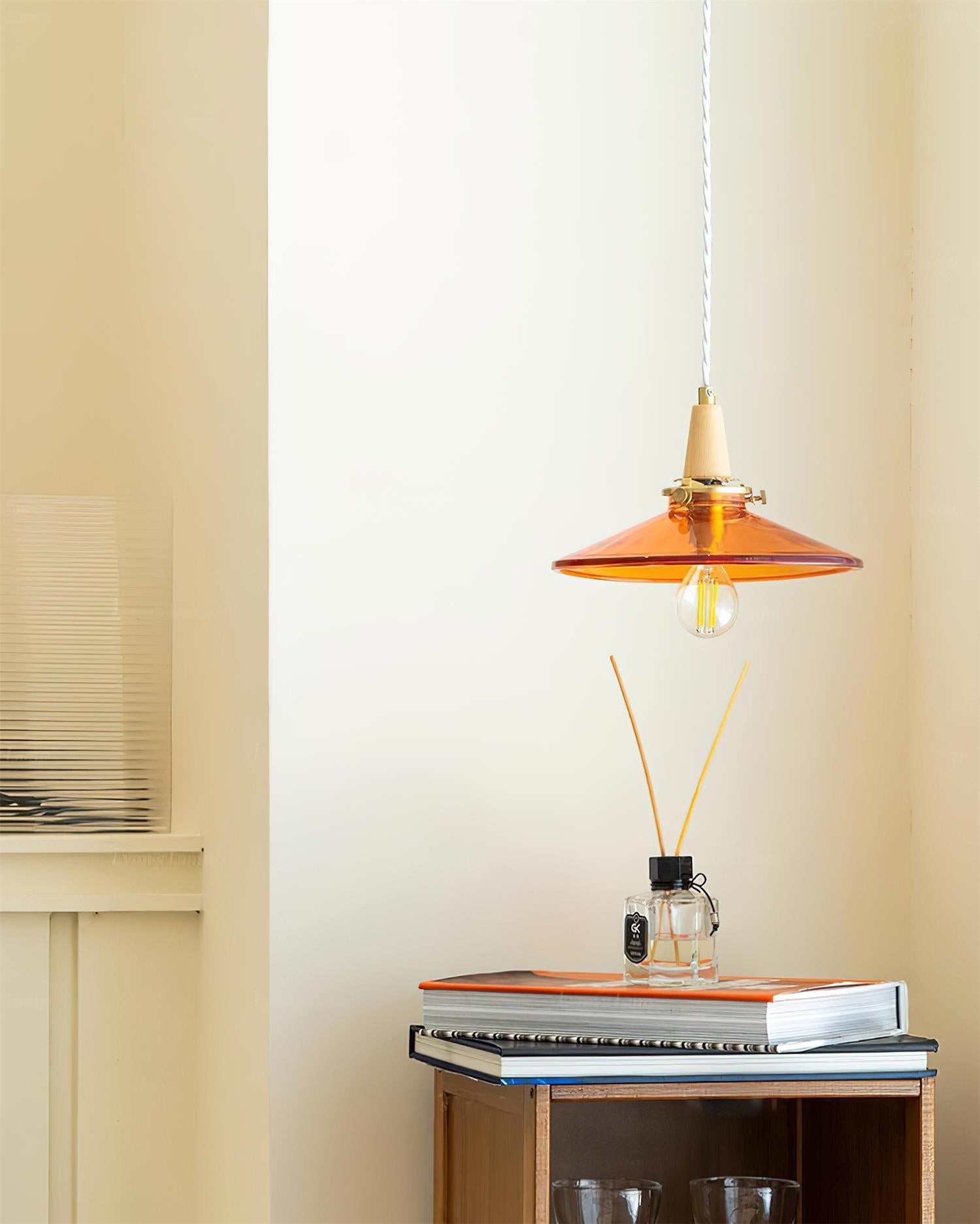 Nordic Brass Glass Pendant Lamp K258