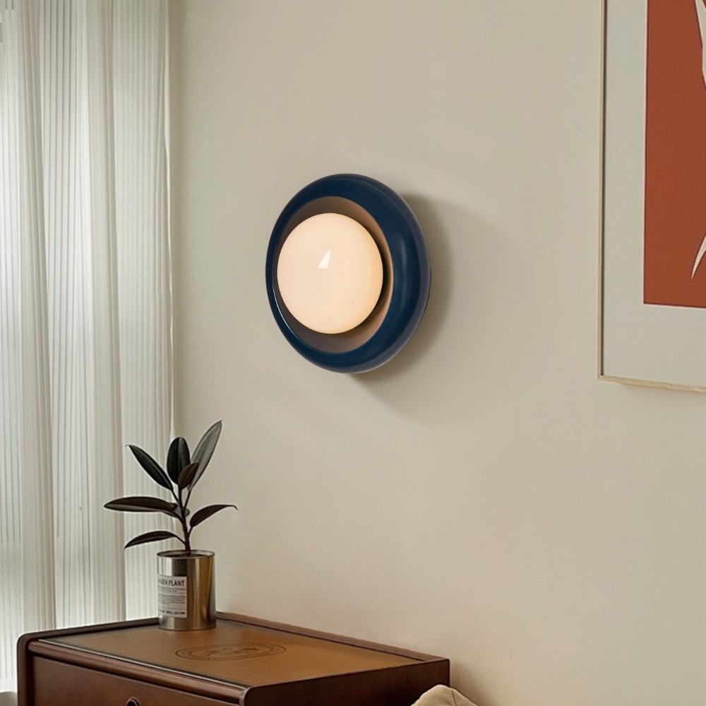 Art Deco Wall Sconce  - Ceramic Modern Sconce with Organic Texture K1128