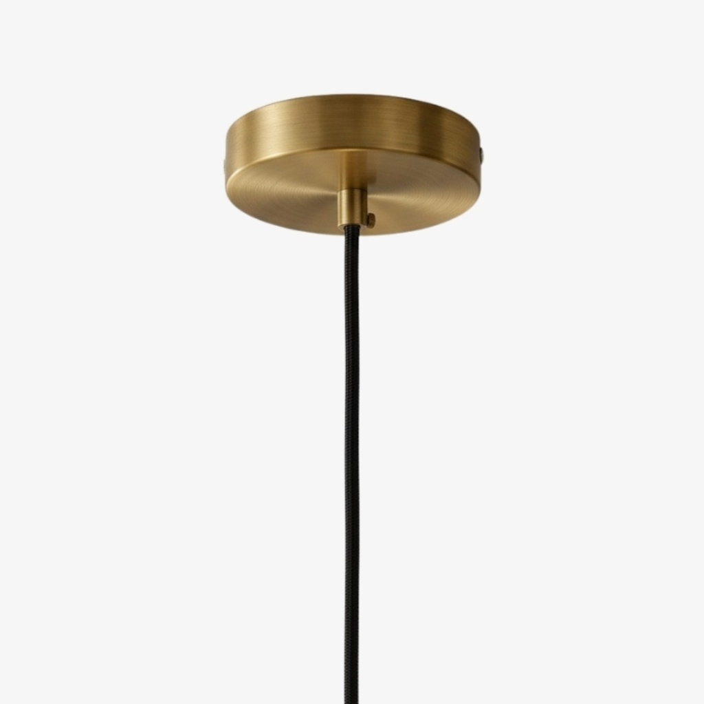 Alariv Elegant  Alabaster Dome Pendant Light - Modern Stone Lighting for Dining or Living K2330