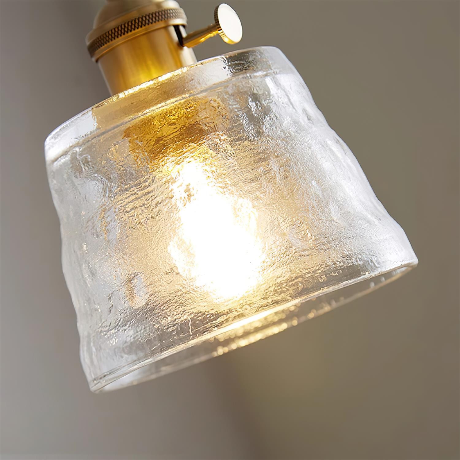 Retro Small Cup Glass Pendant Lamp K305