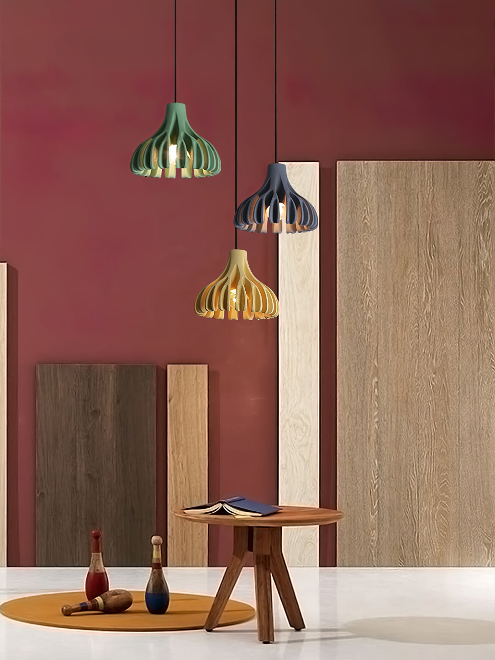 Coral Resin Pendant Lamp K1003