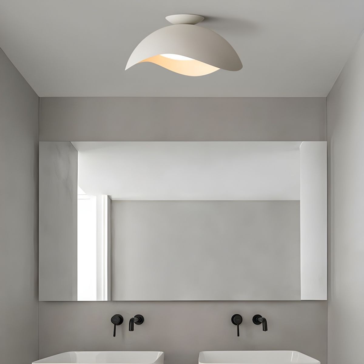 Simple Wave Ceiling Light K661