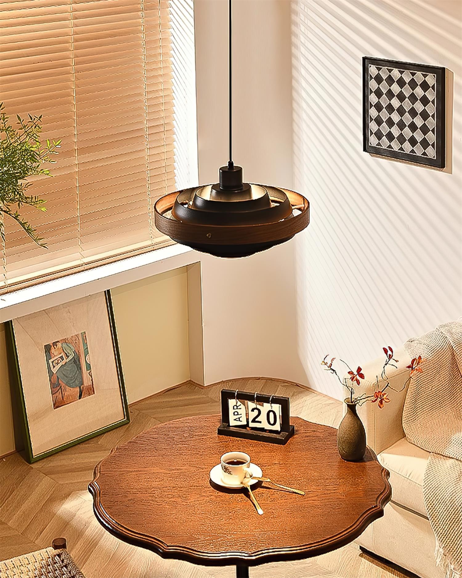 Layervelle Nordic Multi-Tiered Drum Shade Pendant Light K295