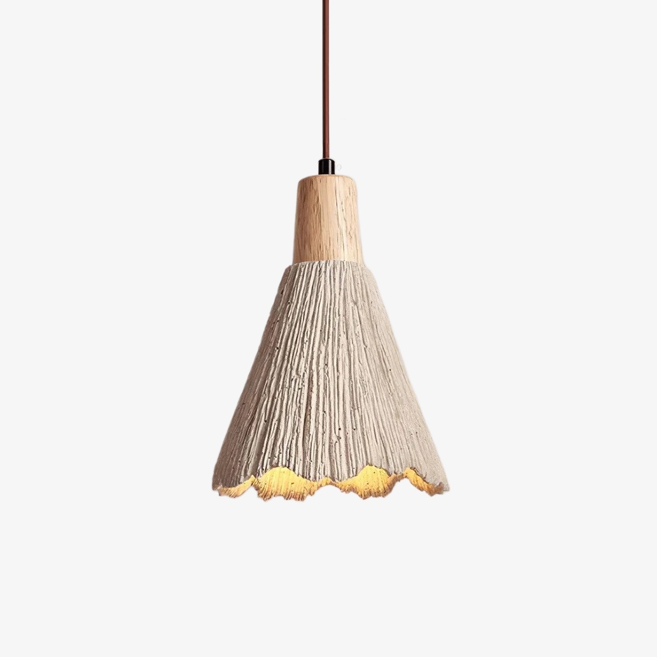 Solaraeon Pleated Pendant Lamp Modern Industrial Hanging Light for Dining and Living Spaces K2295