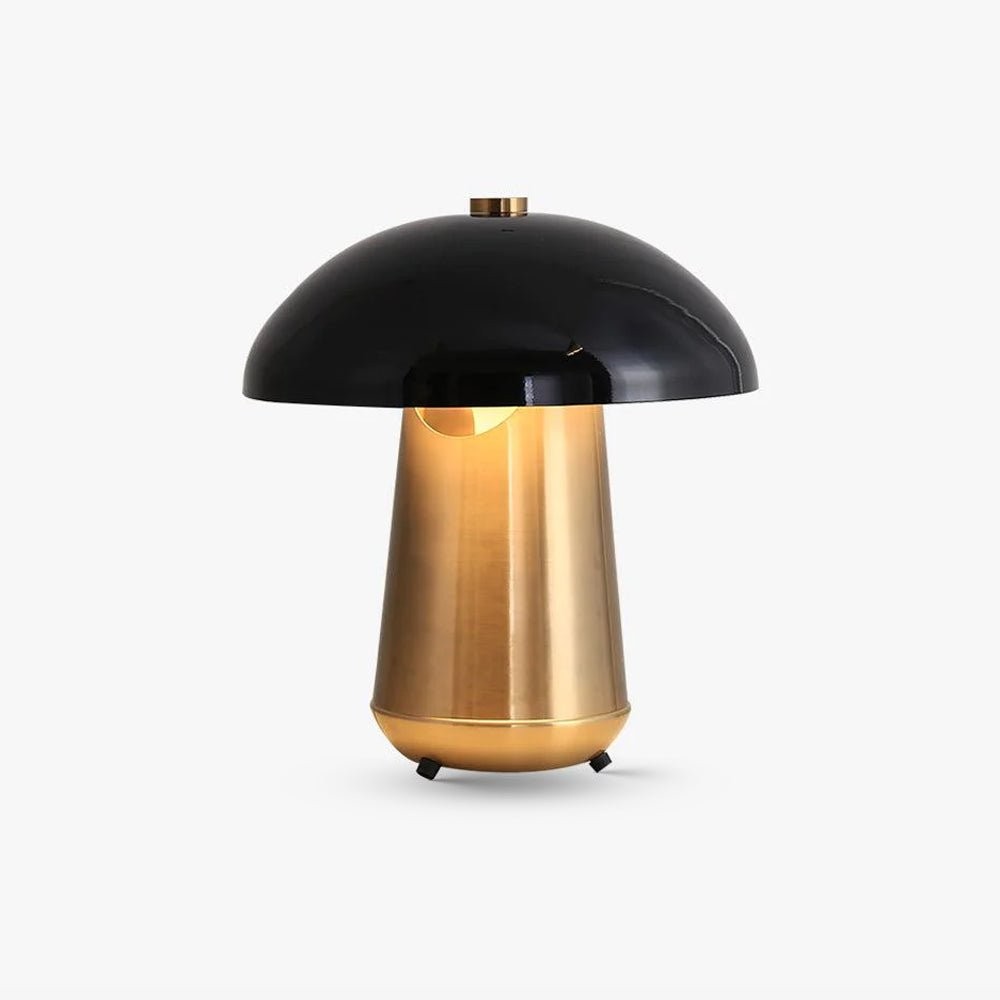 Metal Covered Mushroom Hollow Table Lamp K555