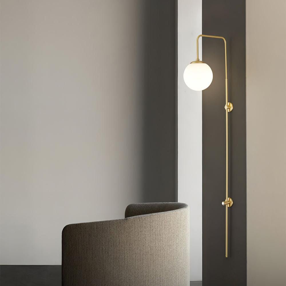 Globe Brass Wall Sconce K410