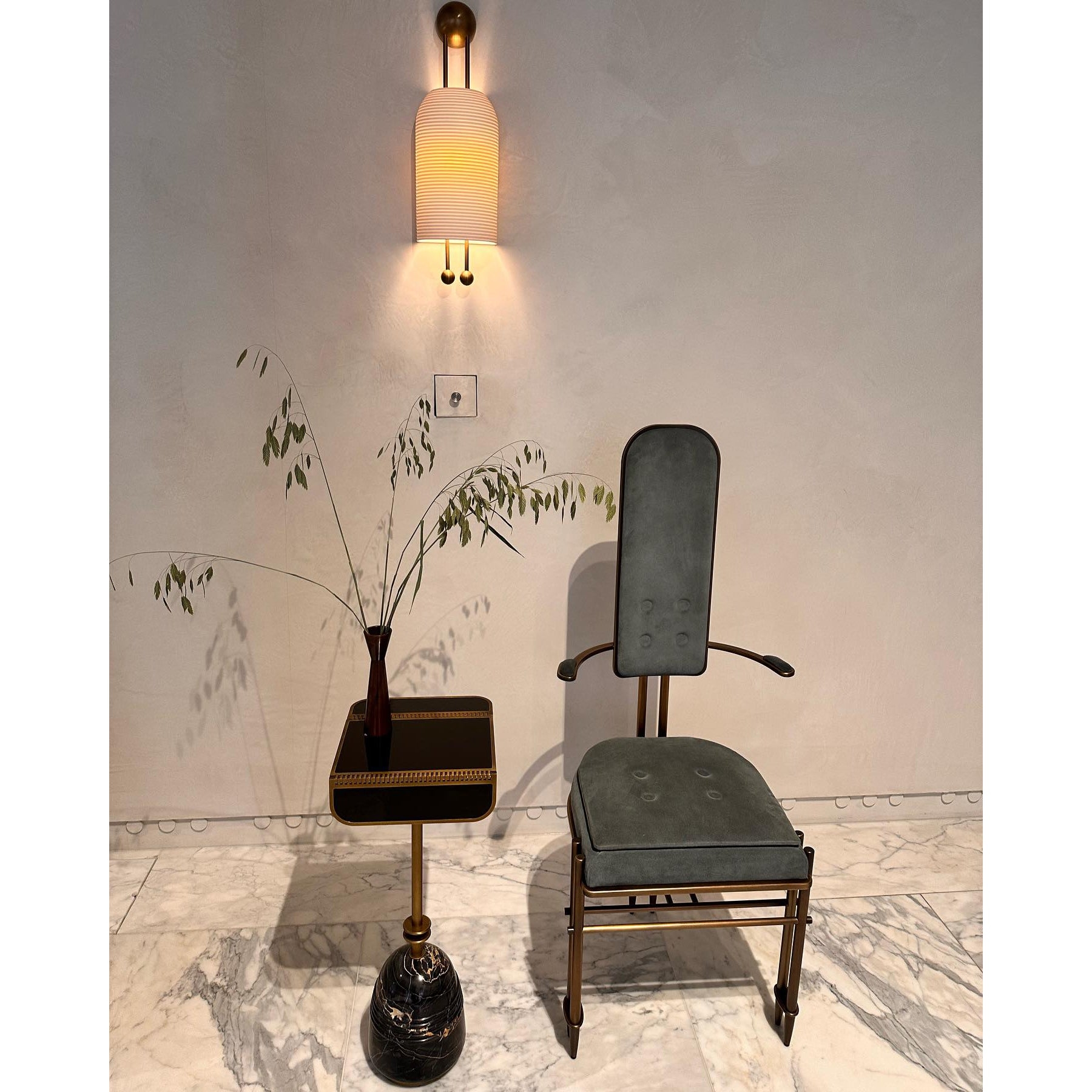 Lantern Glass Sconce D478