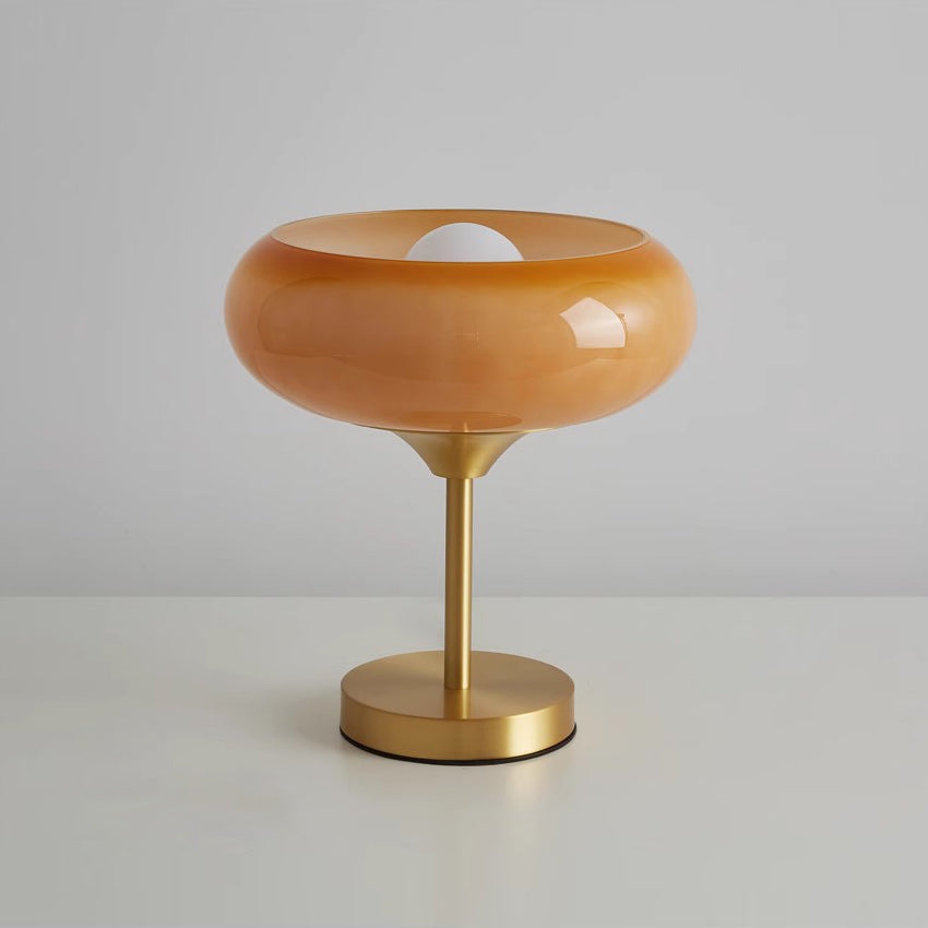 Egg Tart Glass Table Lamp D443