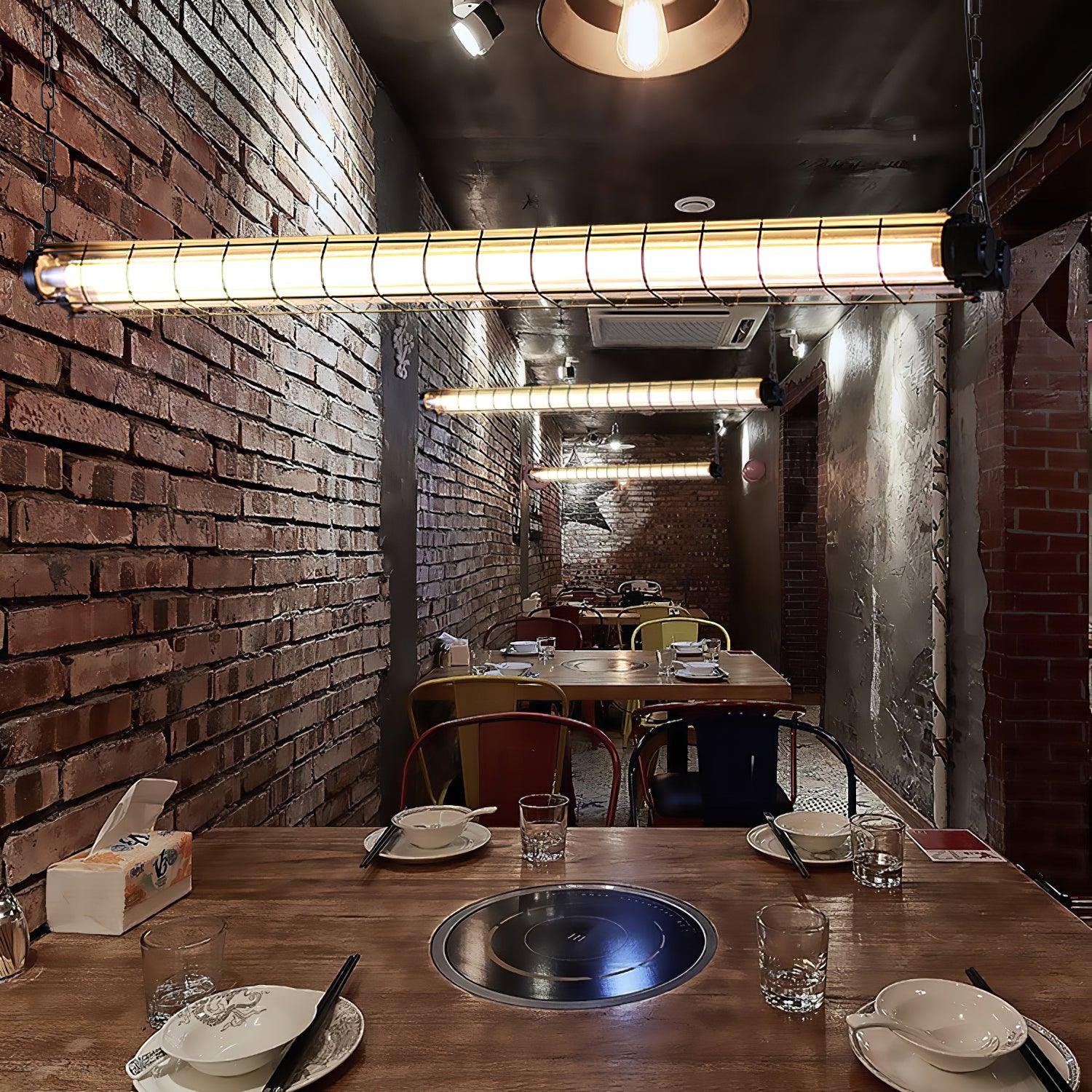 Industrial Linear Cage Chandelier K903