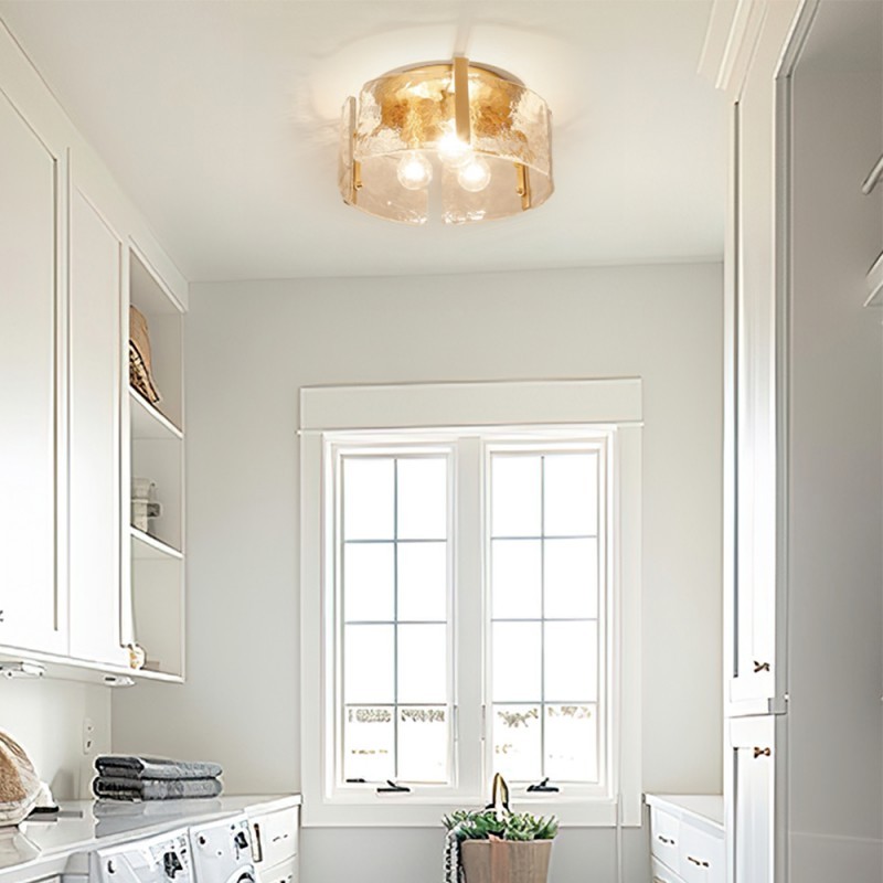 Nordic Light Luxury Flush Mount Ceiling Lamp for Living Room K840