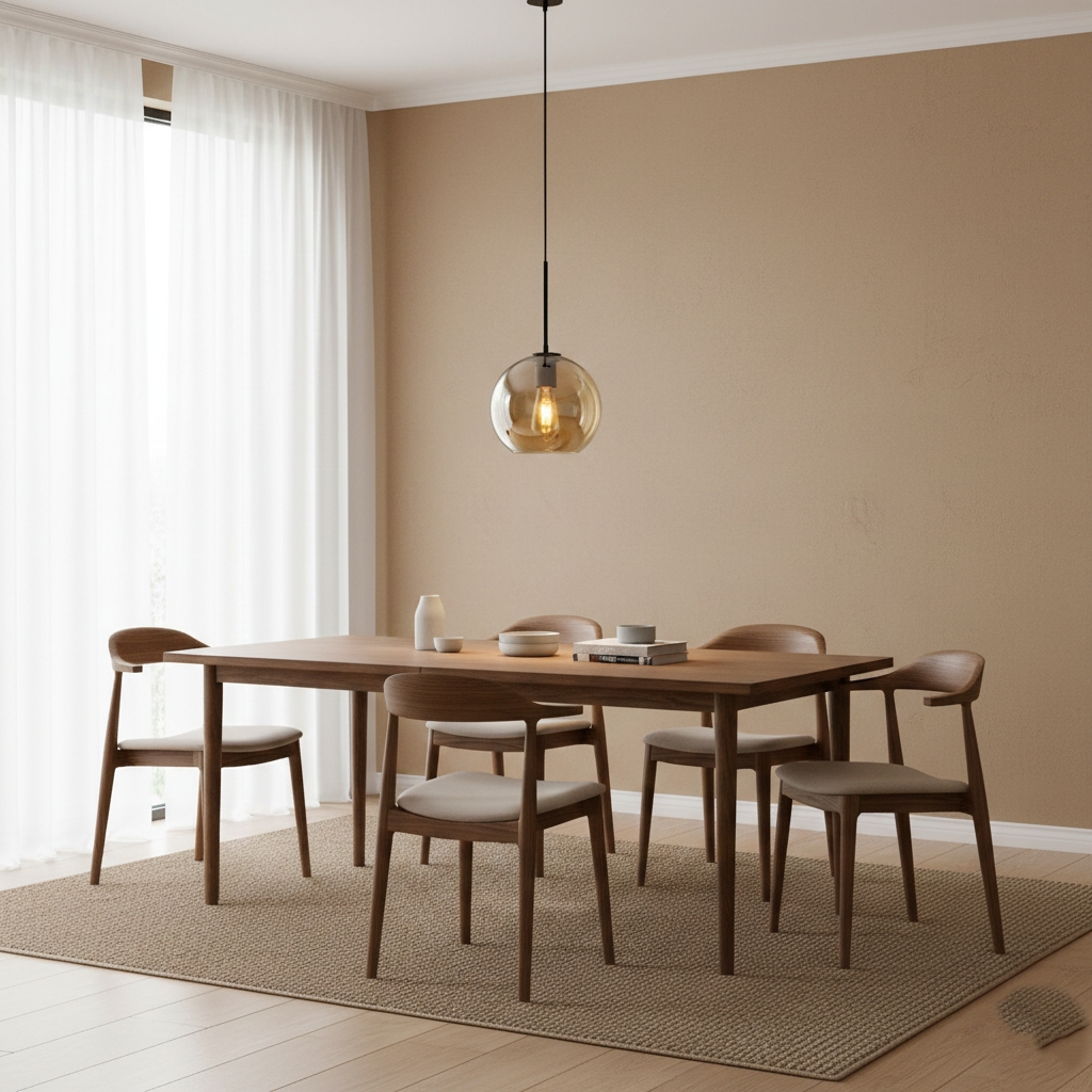 Solara Nordic Spherical Glass Pendant Light D943