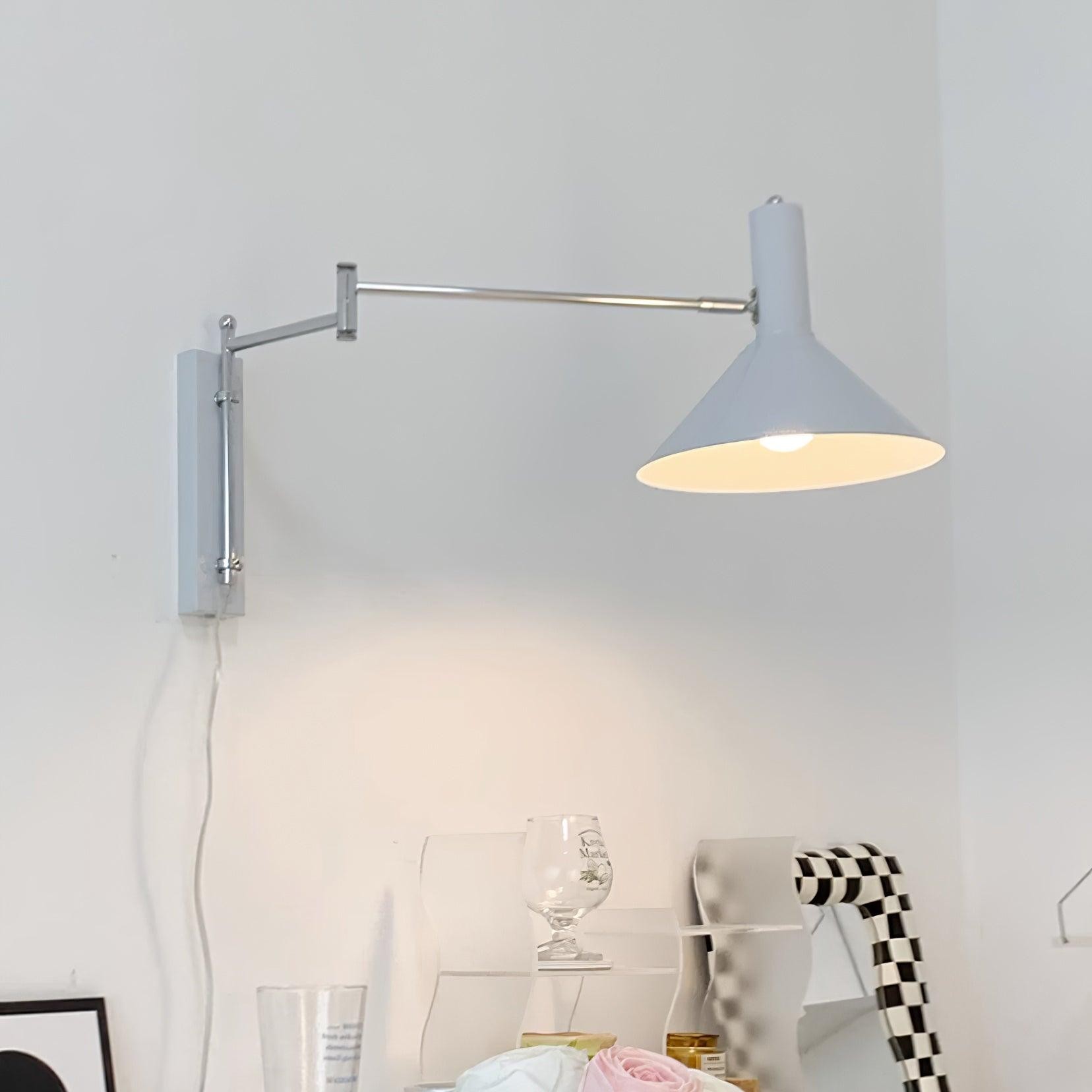 Classic Modern Swing Arm Adjustable Bedside Reading Wall Lamp K580