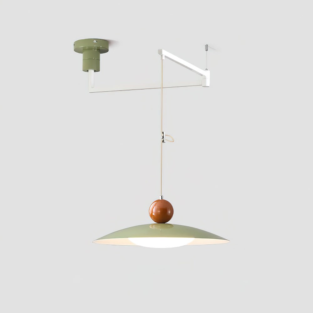 Nordic Flying Saucer Swing Arm Movable Pendant Light K619