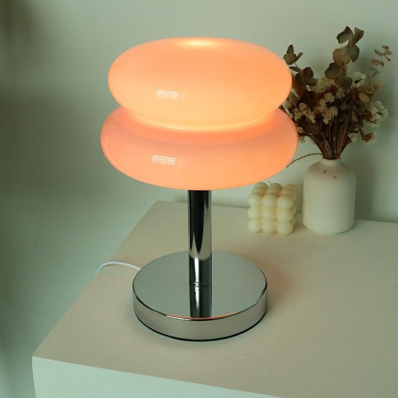 Bauhaus Wire Switch Stained Glass Table Lamp K48