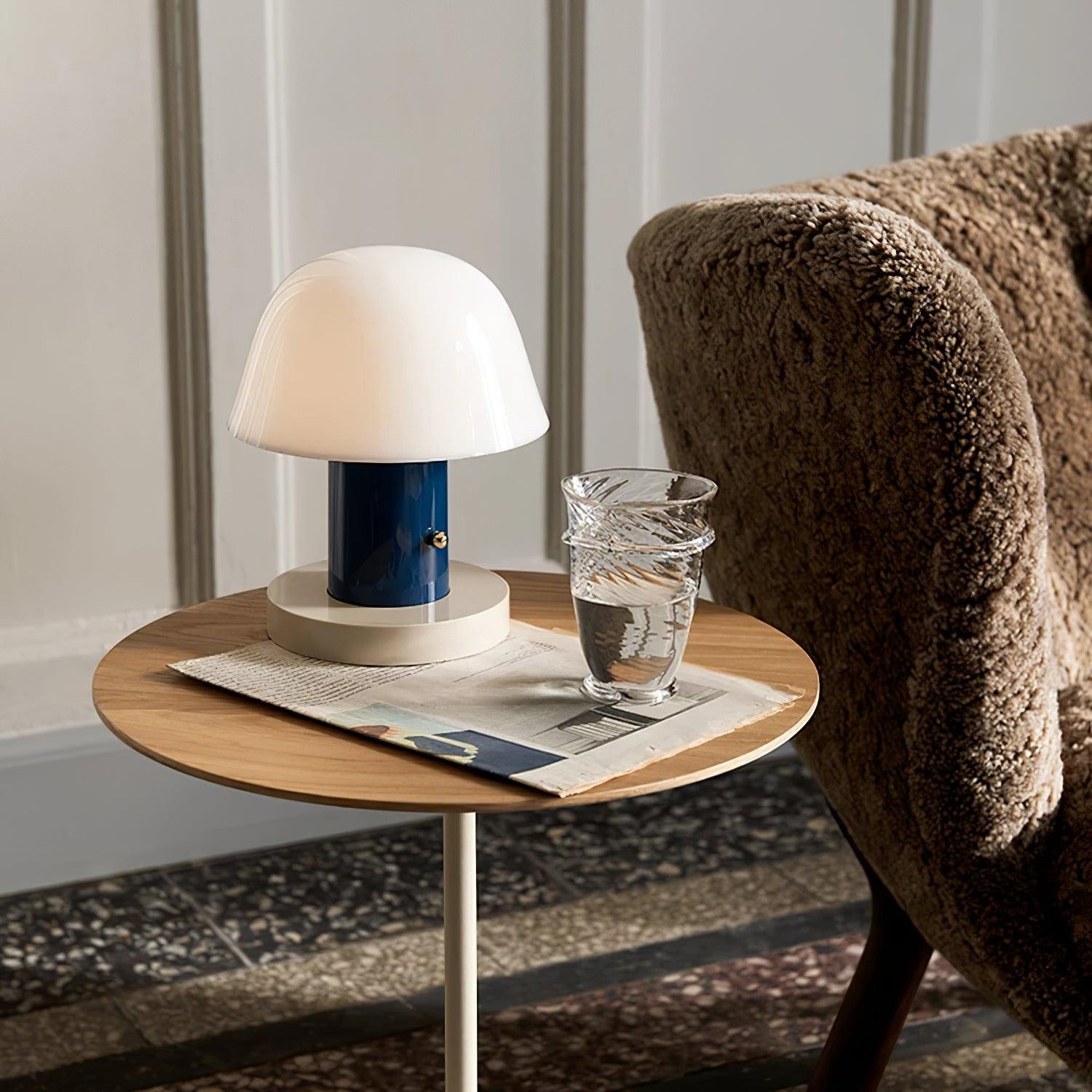 Minimalist Mushroom Cordless Table Lamp K533