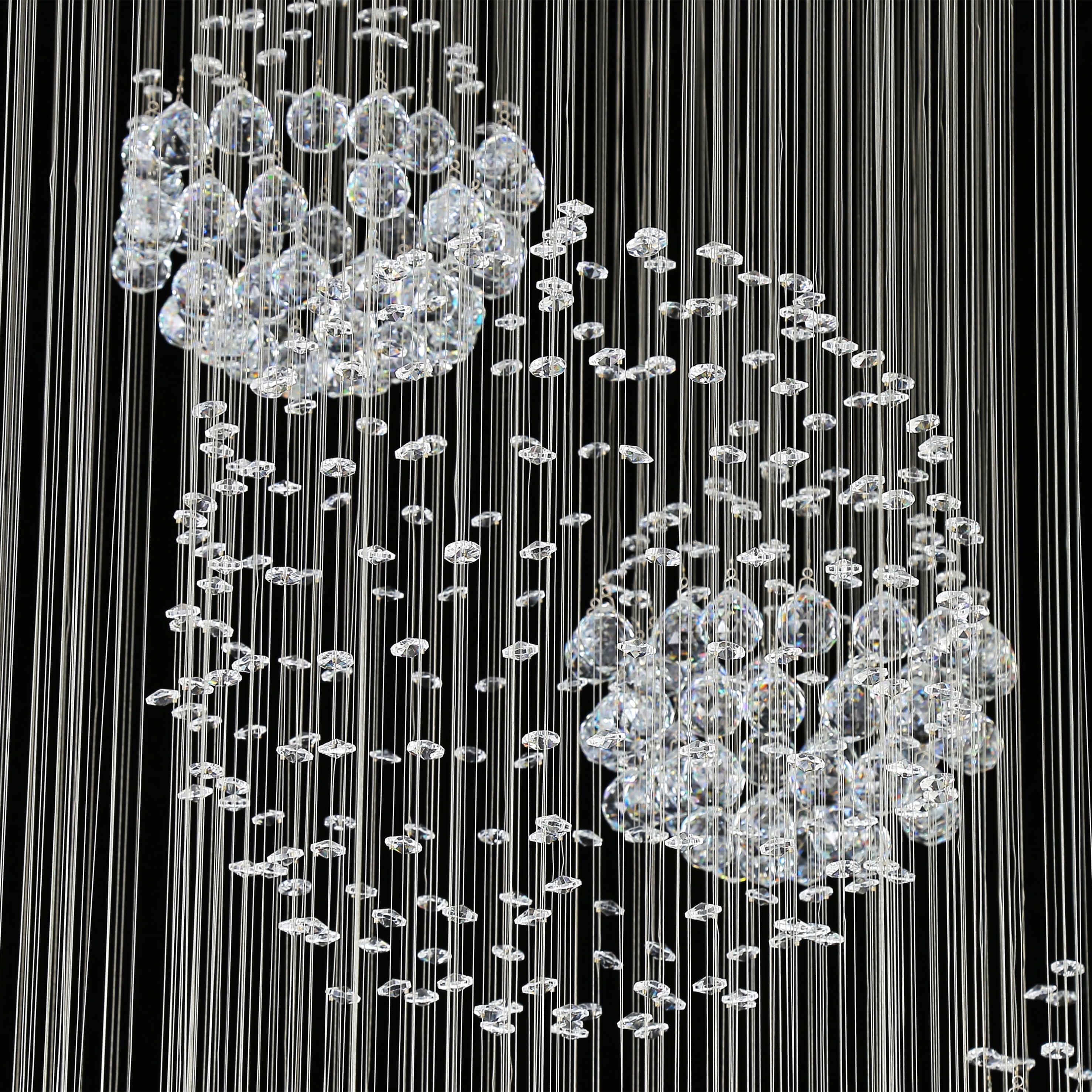 Kiki Luxury Rotary Crystal Chandeliers