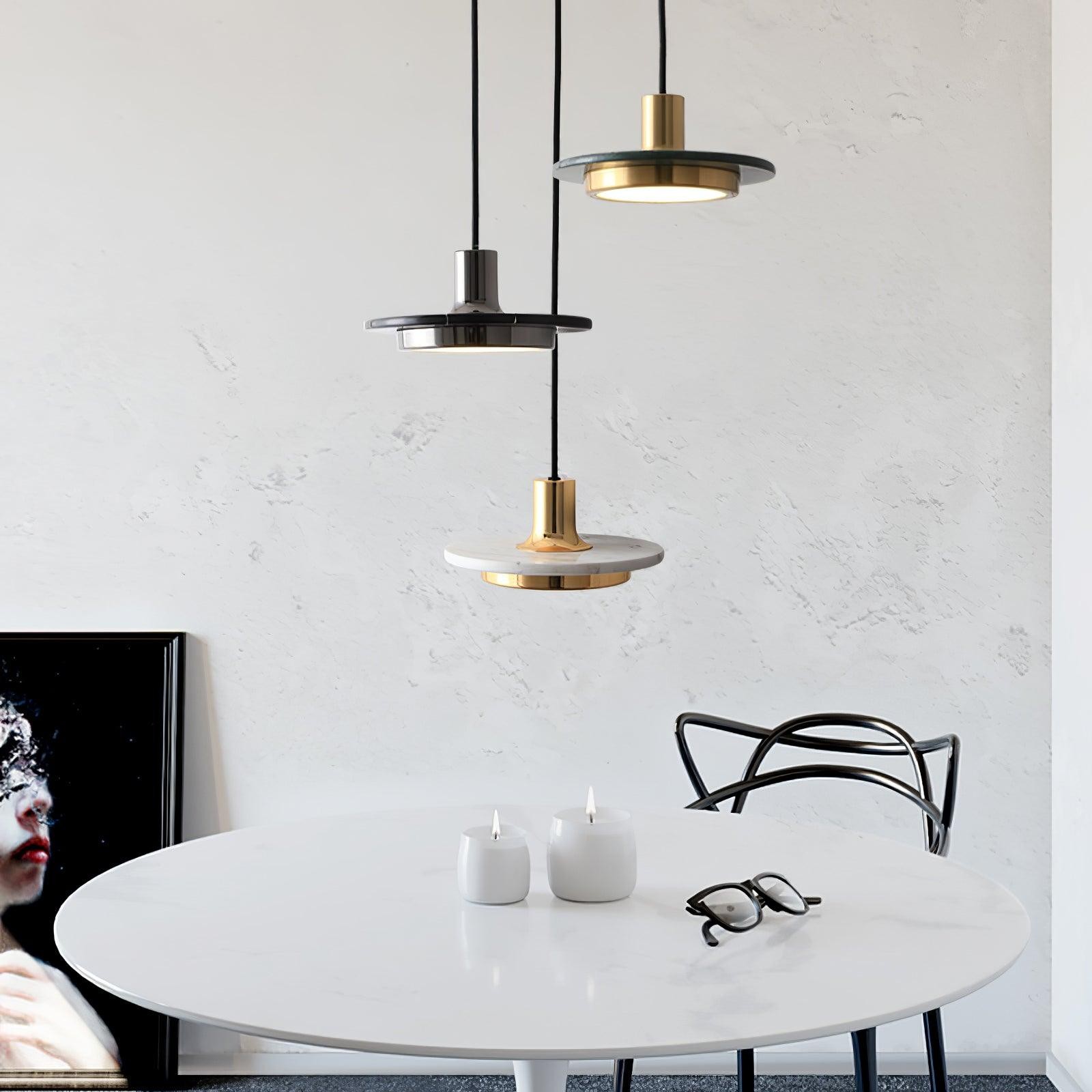 Double Circle Pendant Light K357
