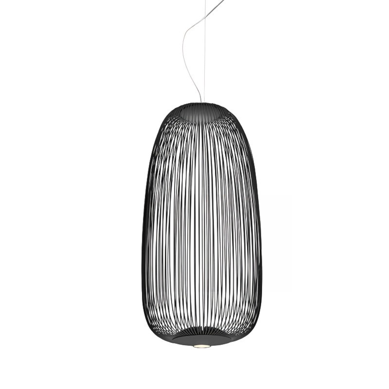 Modern Spokes Pendant Lamp - Artistic Birdcage Pendant Light for Dining Room