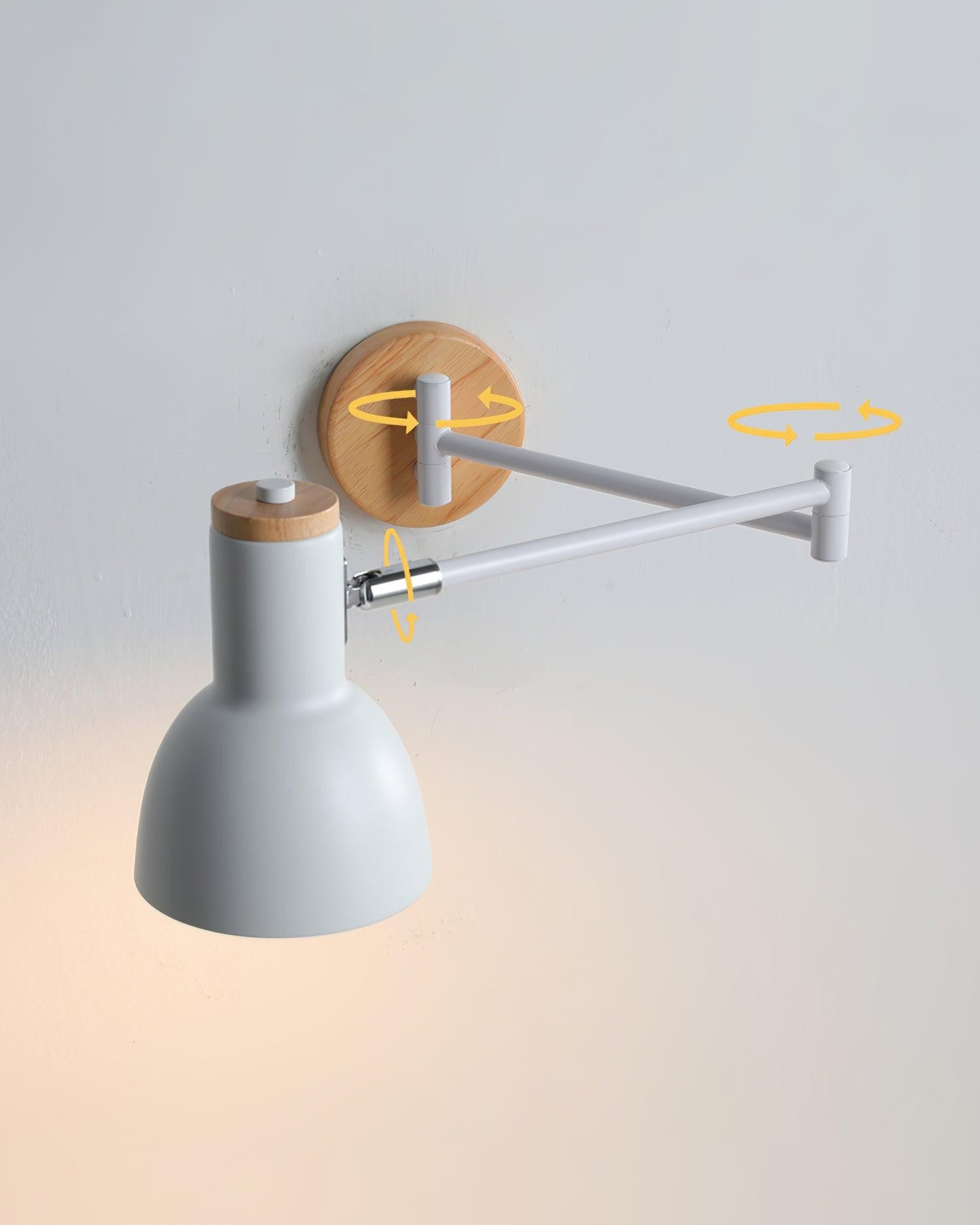 Wooden Adjustable Wall Lamp K325