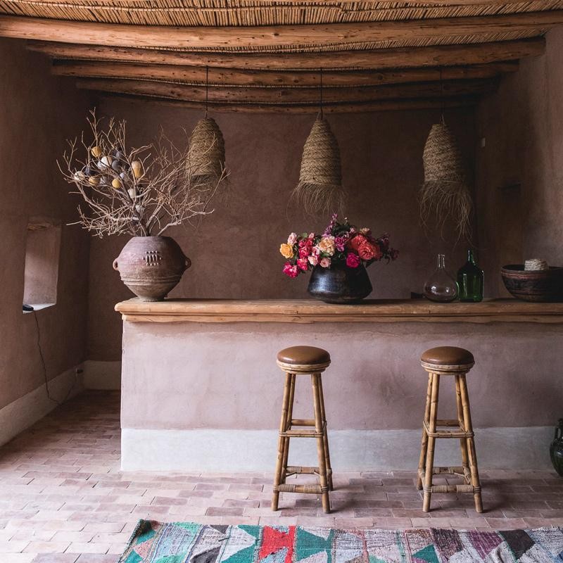 Country Style Hand Woven Pendant Light K192