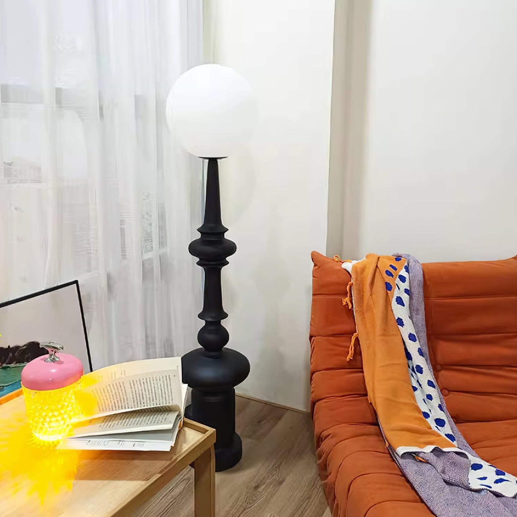 Retro Creative Roman Chess Column Floor Lamp K163