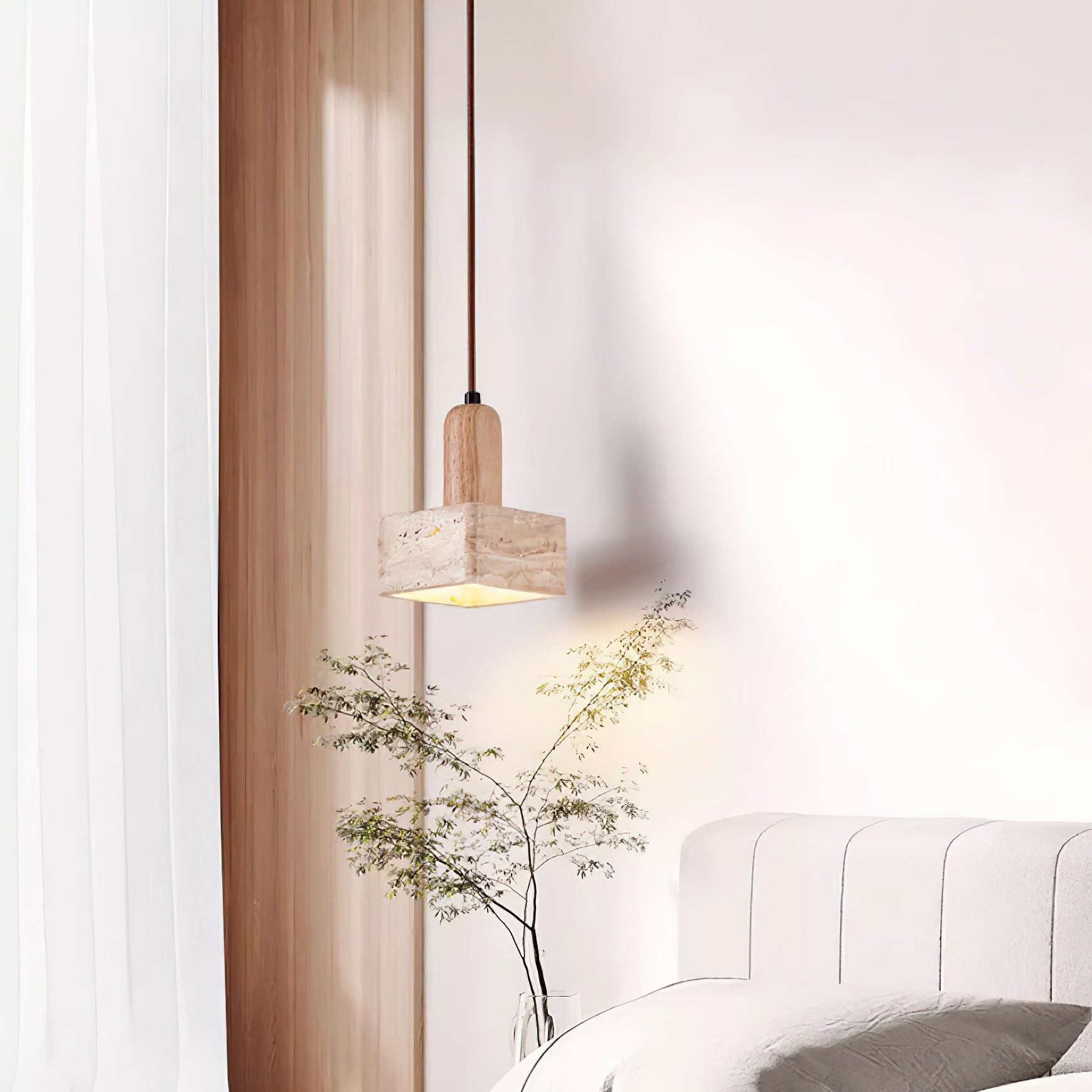 Simple Elegant Square Rectangular Pendant Lamp K685