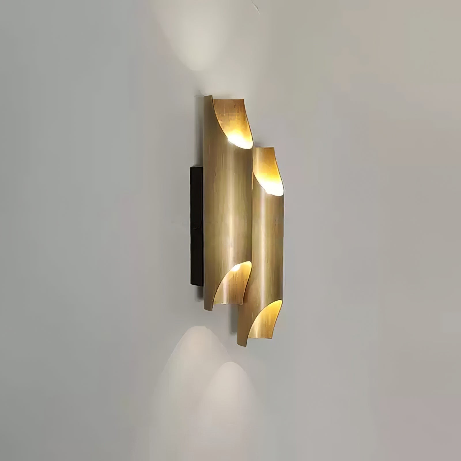 Brass Double Tube Wall Lamp K287