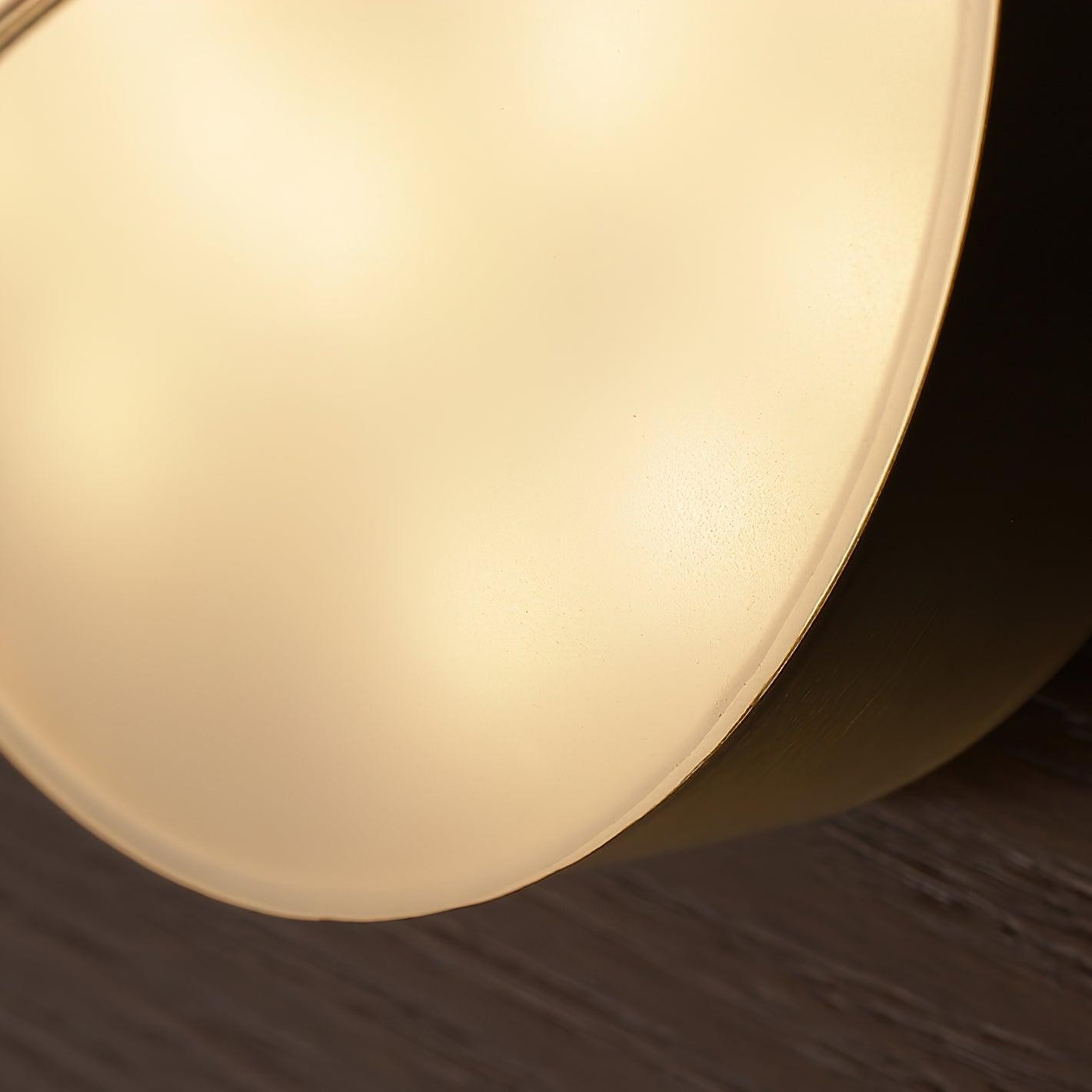 Postmodern Brass Glass Wall Lamp K618