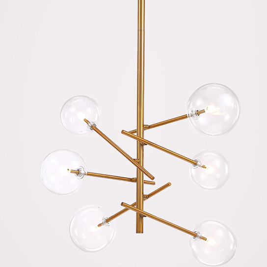 VERTICAL Ball Chandelier