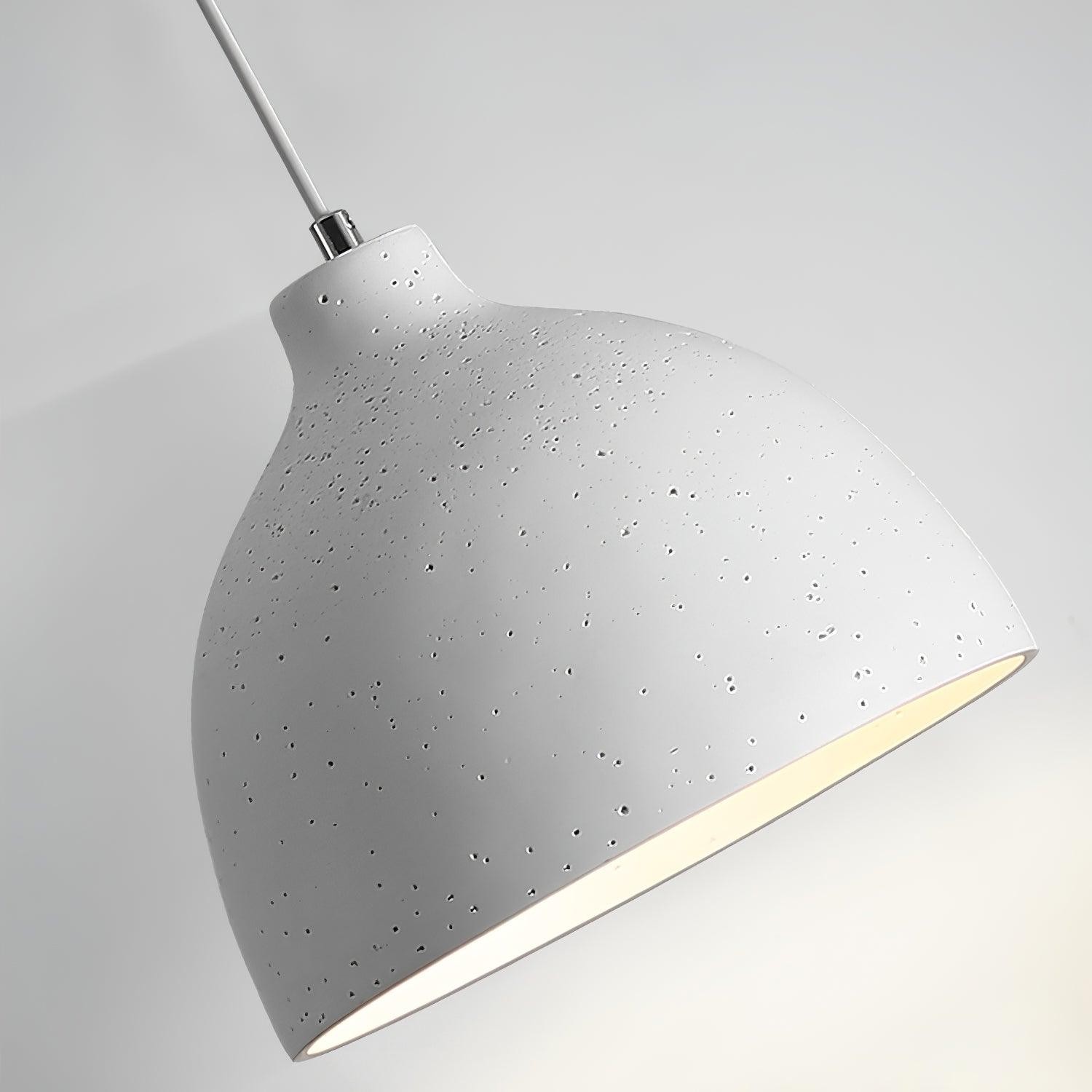 Modern Minimalist Industrial Resin Bowl LED Pendant Light K620