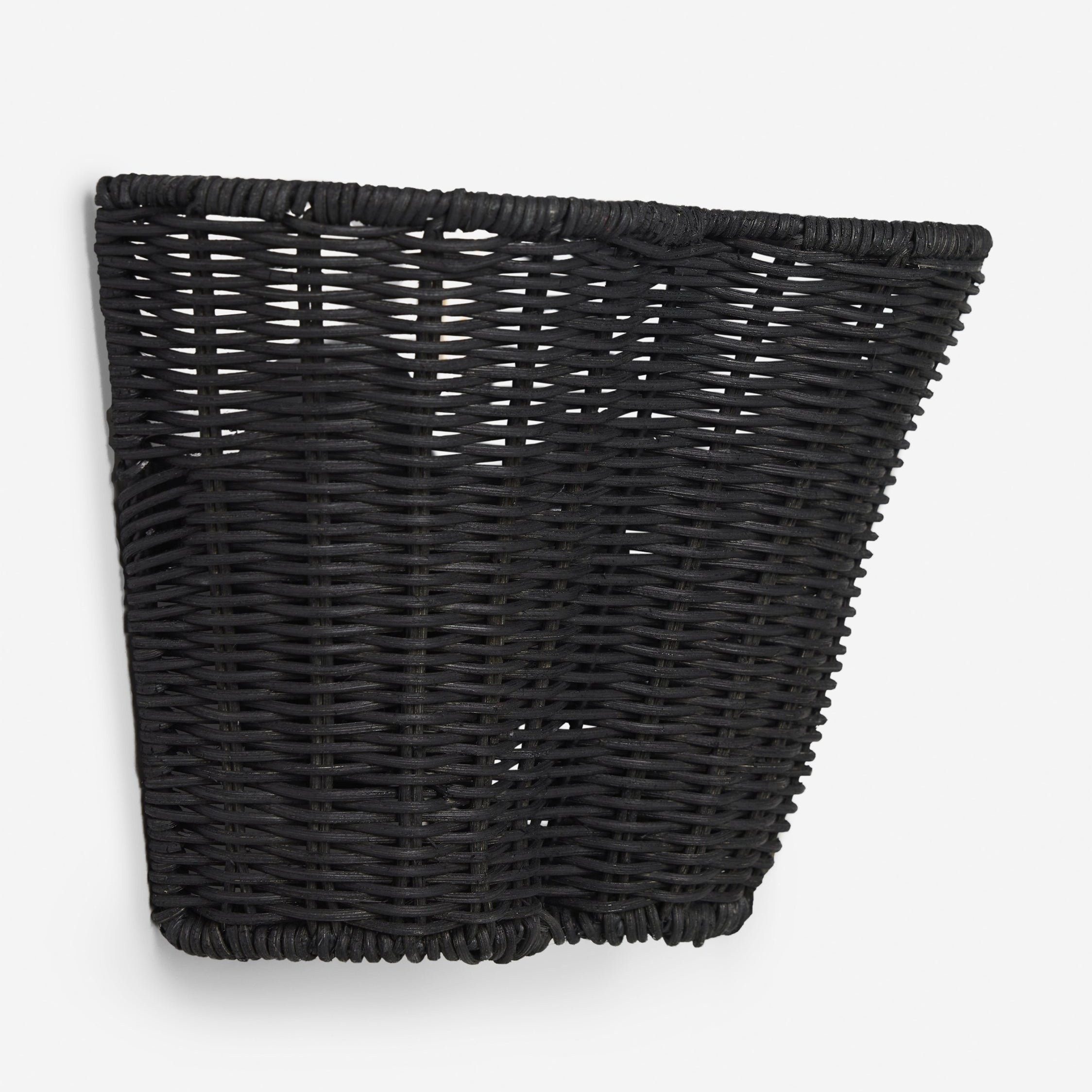 Wickara Woven Wall Sconce - Scalloped Basket Shade Wall Light for Bedroom K1620