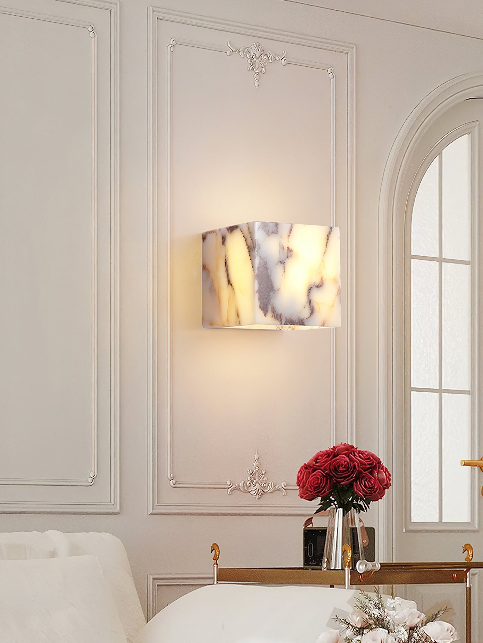 Square Marble Wall Lamp D625