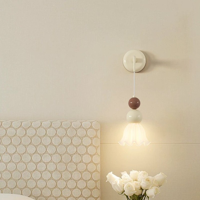 French Style Ice Cream Globe Wall Light K151