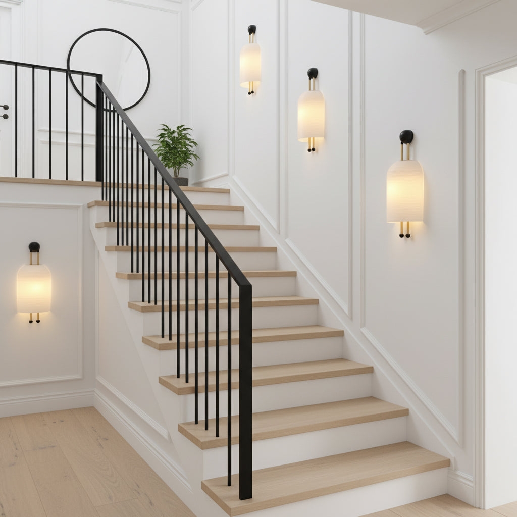 Lantern Glass Sconce D478