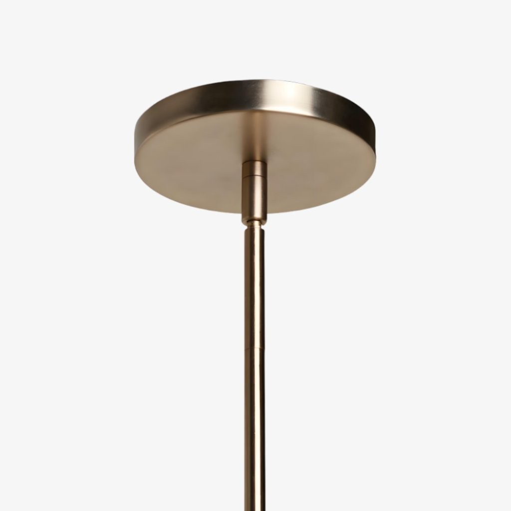 Kysara Linear Chandelier - Curved Lamp Arms and Fabric Shades are Suitable for Living Rooms or Dining Rooms K1653