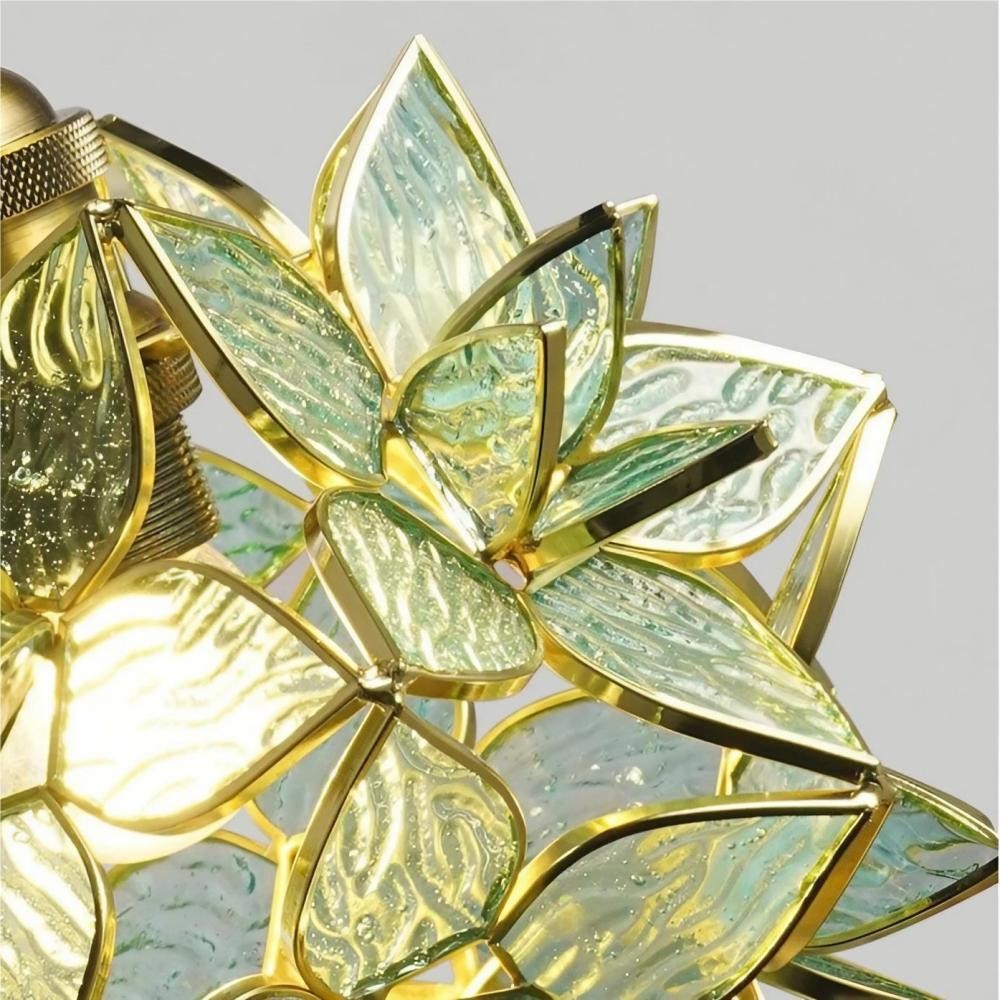Decorative Hand Blown Flower Glass Pendant Light K29