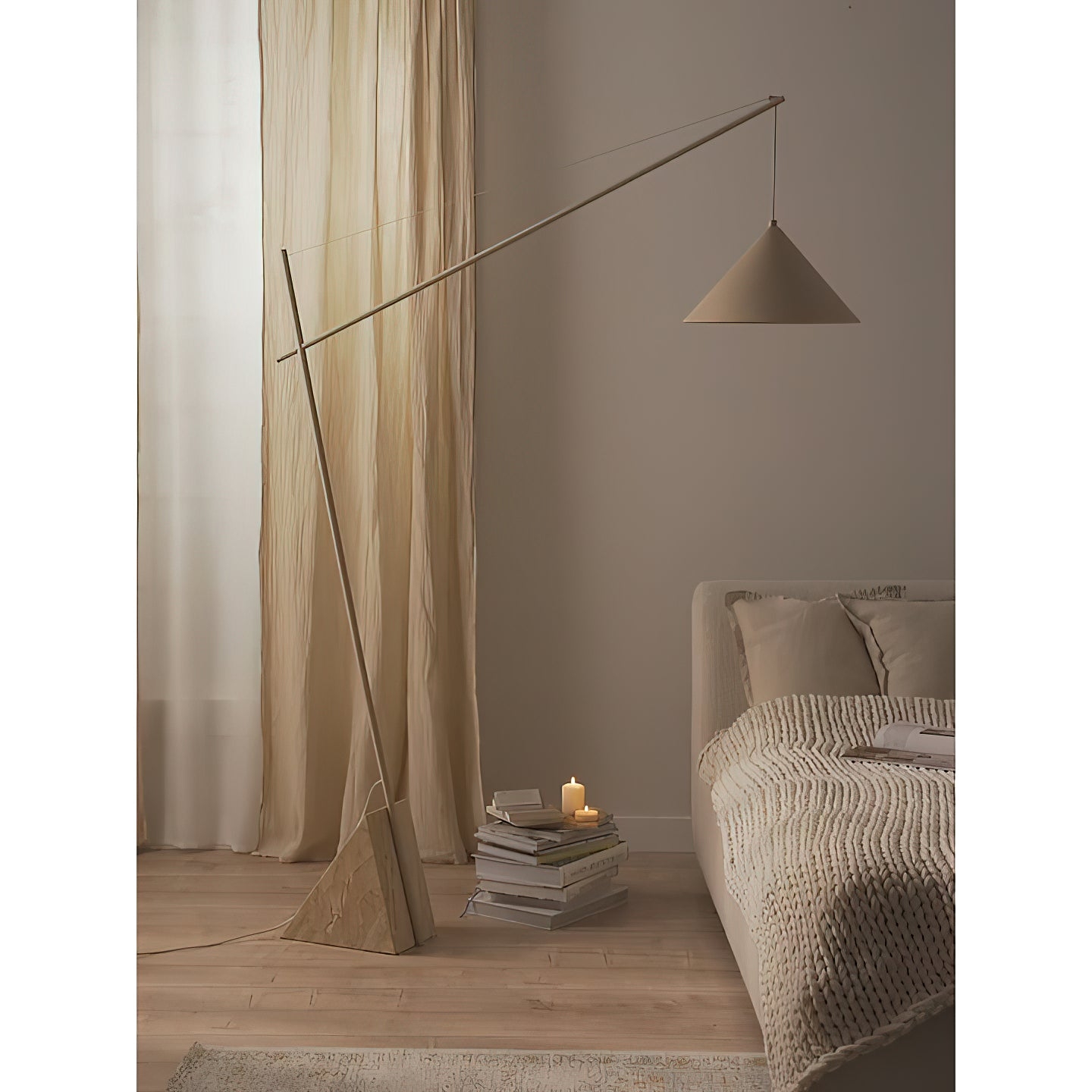 Grande Travertine Floor Lamp D706