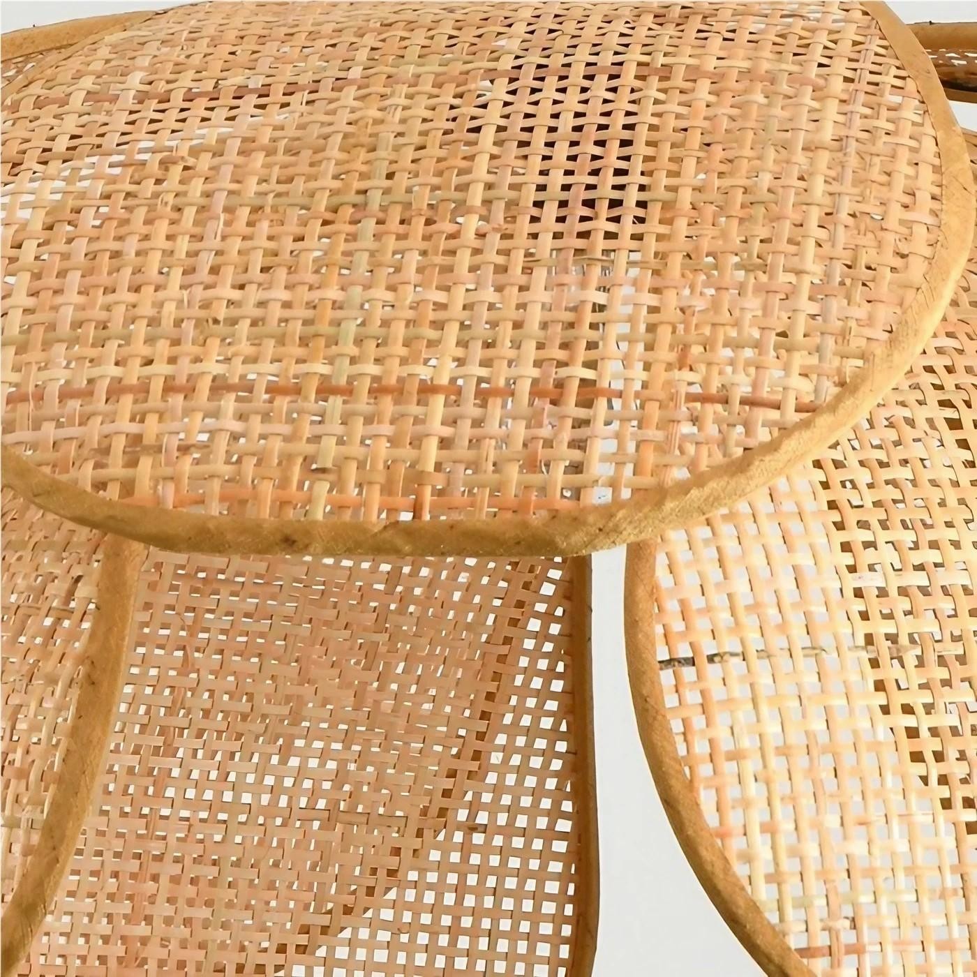 Rustic Petal Design Rattan Chandelier K75