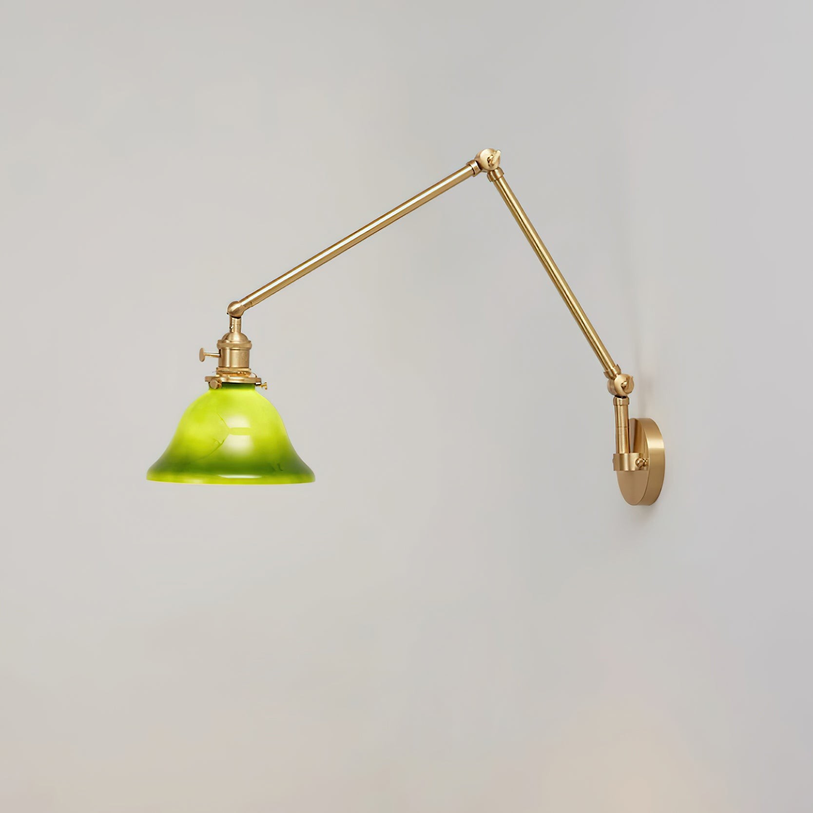 Personalized Green Bell-Shaped Wall Lamp K414