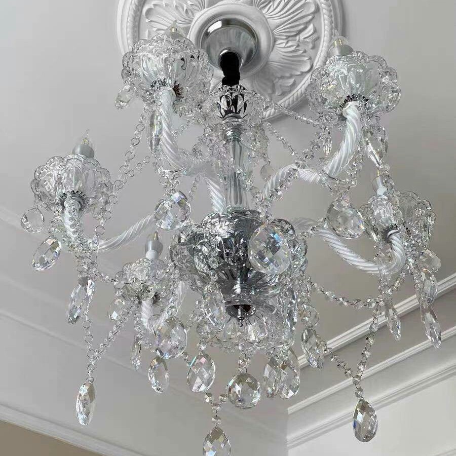 Candlestick Crystal Chandelier