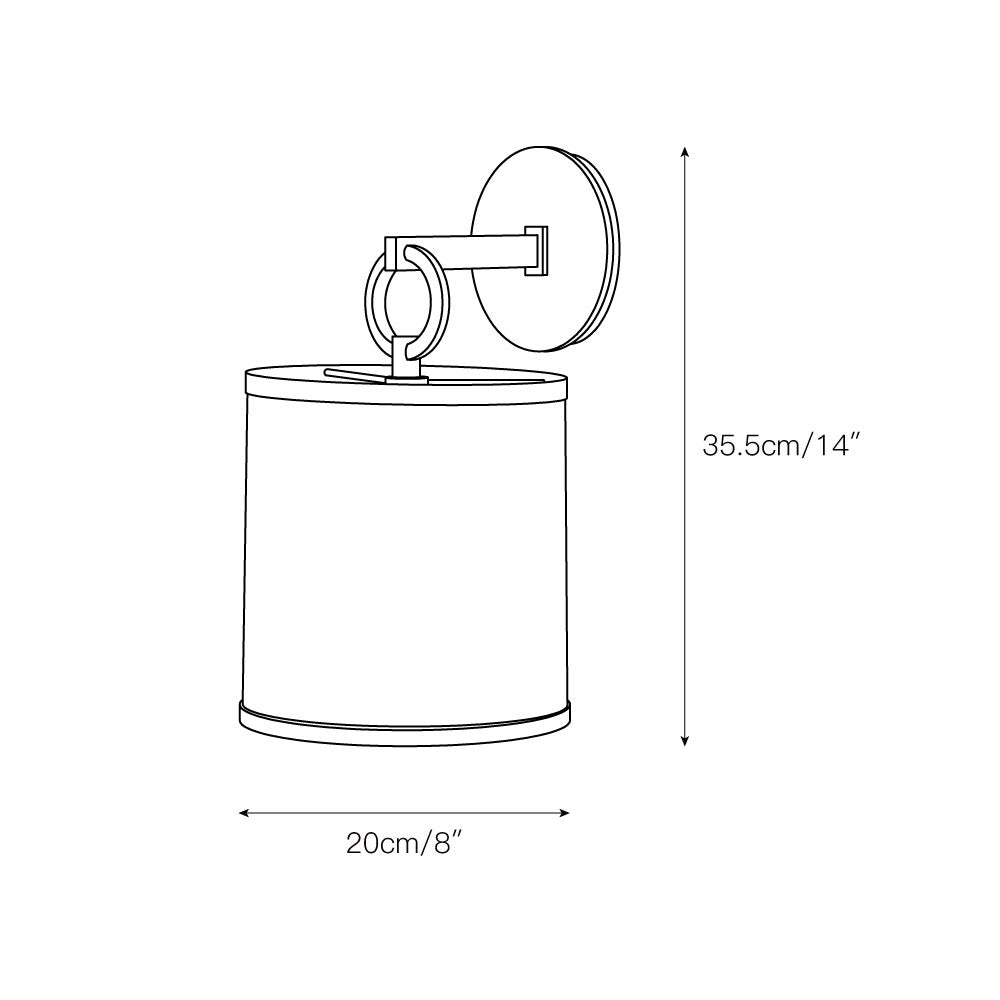 Full Circle Sconce D616