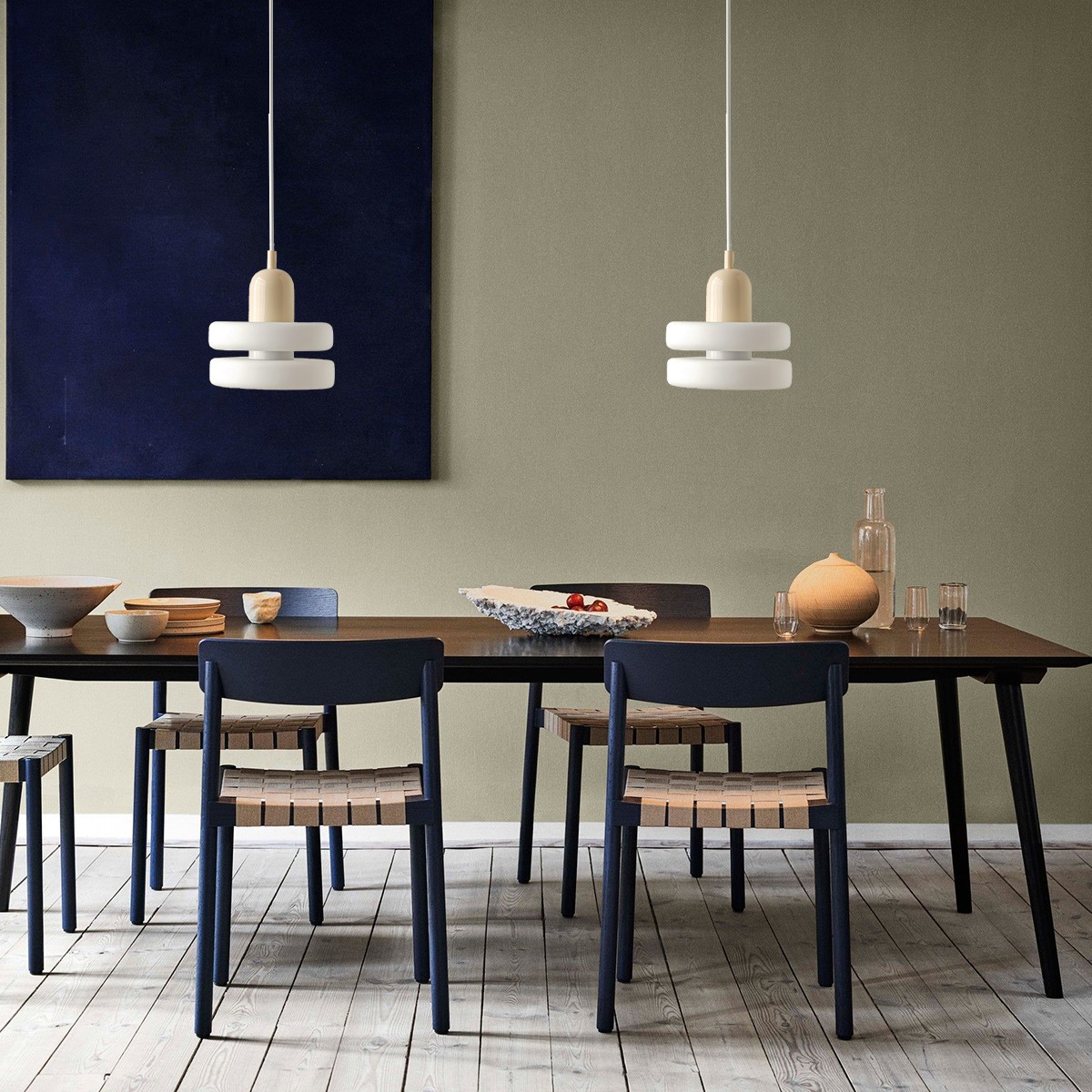 Double Puck Pendant Lamp