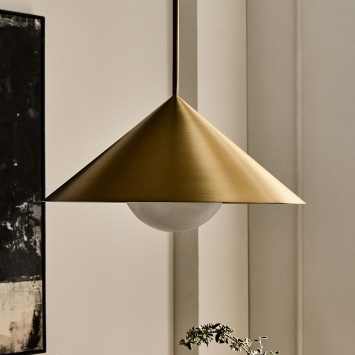 Brivana Adjustable Pendant – Cone Shade Light for Kitchen or Dining K1146