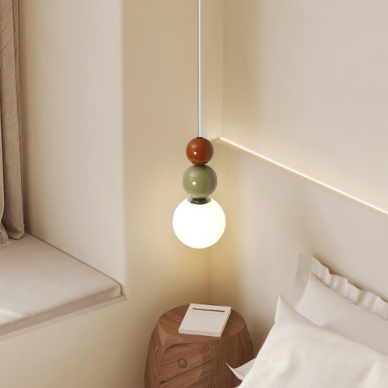Nordic Cream Modern Simple Dot Pendant Lamp K355