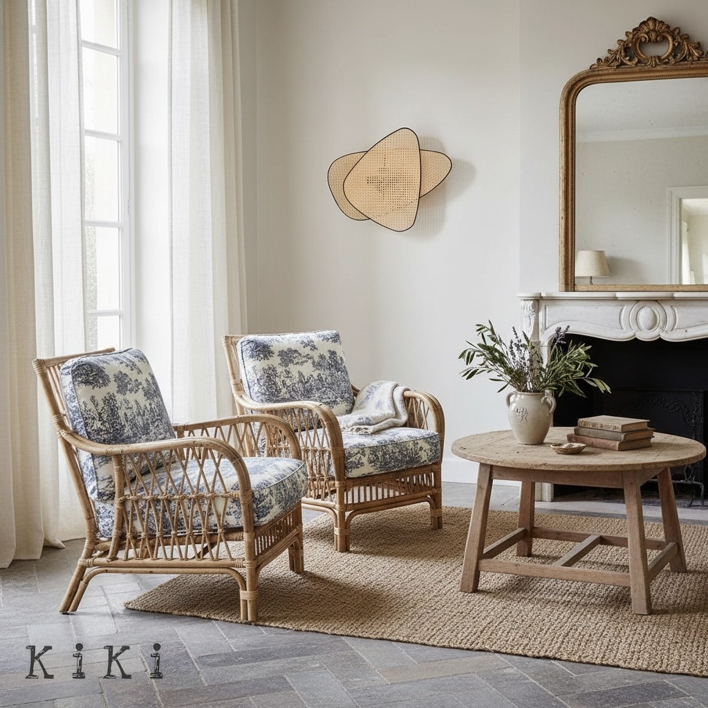Screen Cannage Pendant Light - Boho Chic Wall Light for Dining Room