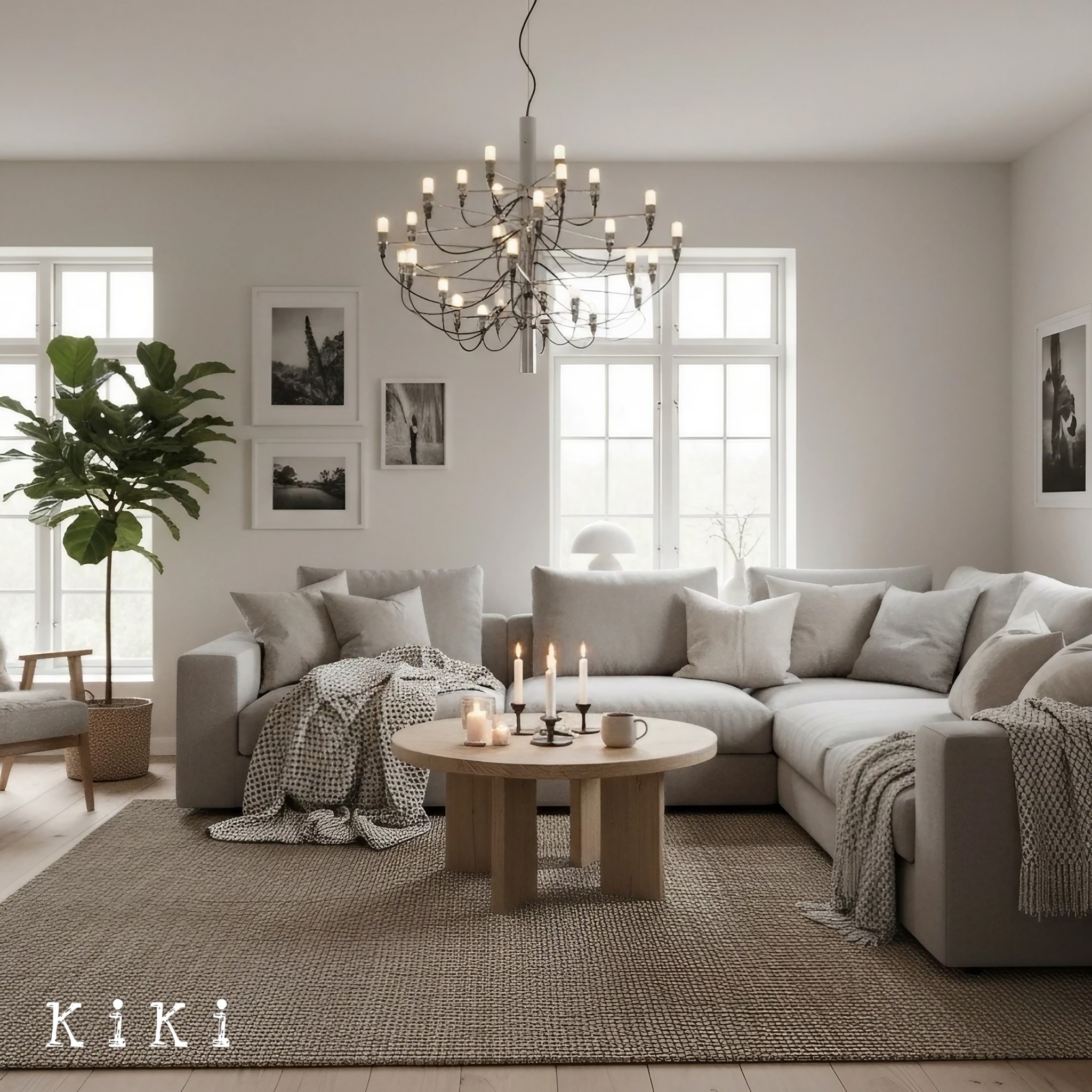 Modern 2097 Chandelier - Elegant Statement Lighting for Dining Areas