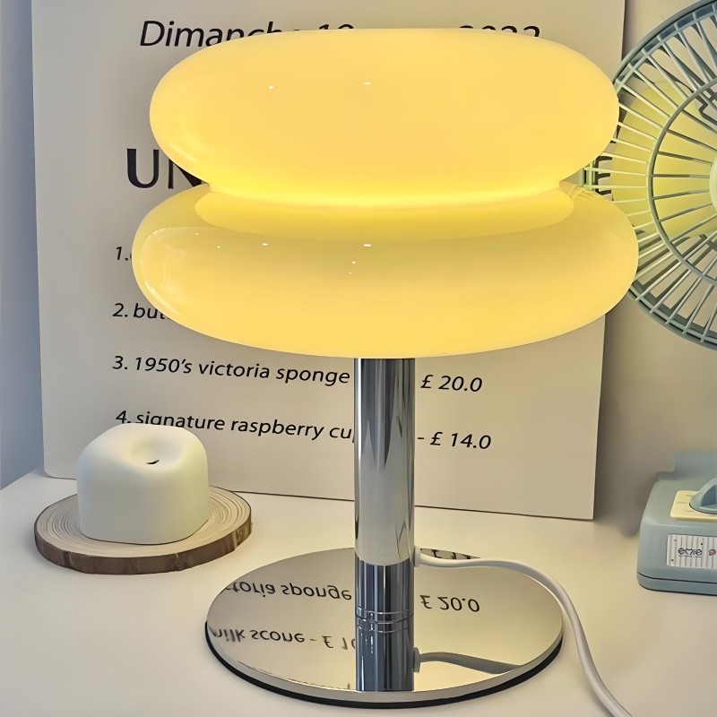 Bauhaus Macaron Stained Glass Table Lamp K03