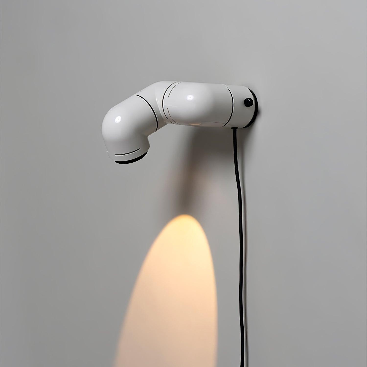 Red Tubular Table Lamp Suitable For Bedroom K686