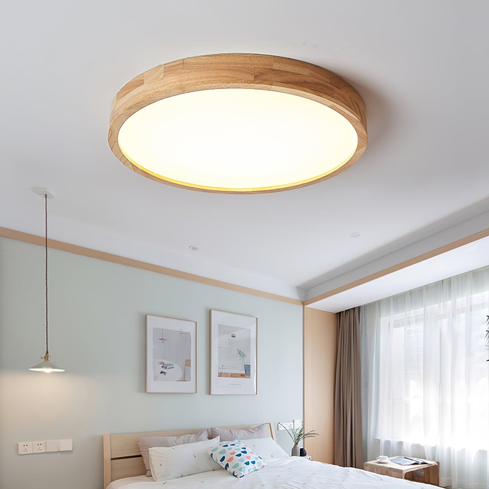Wooden Geometric Ceiling Light K778